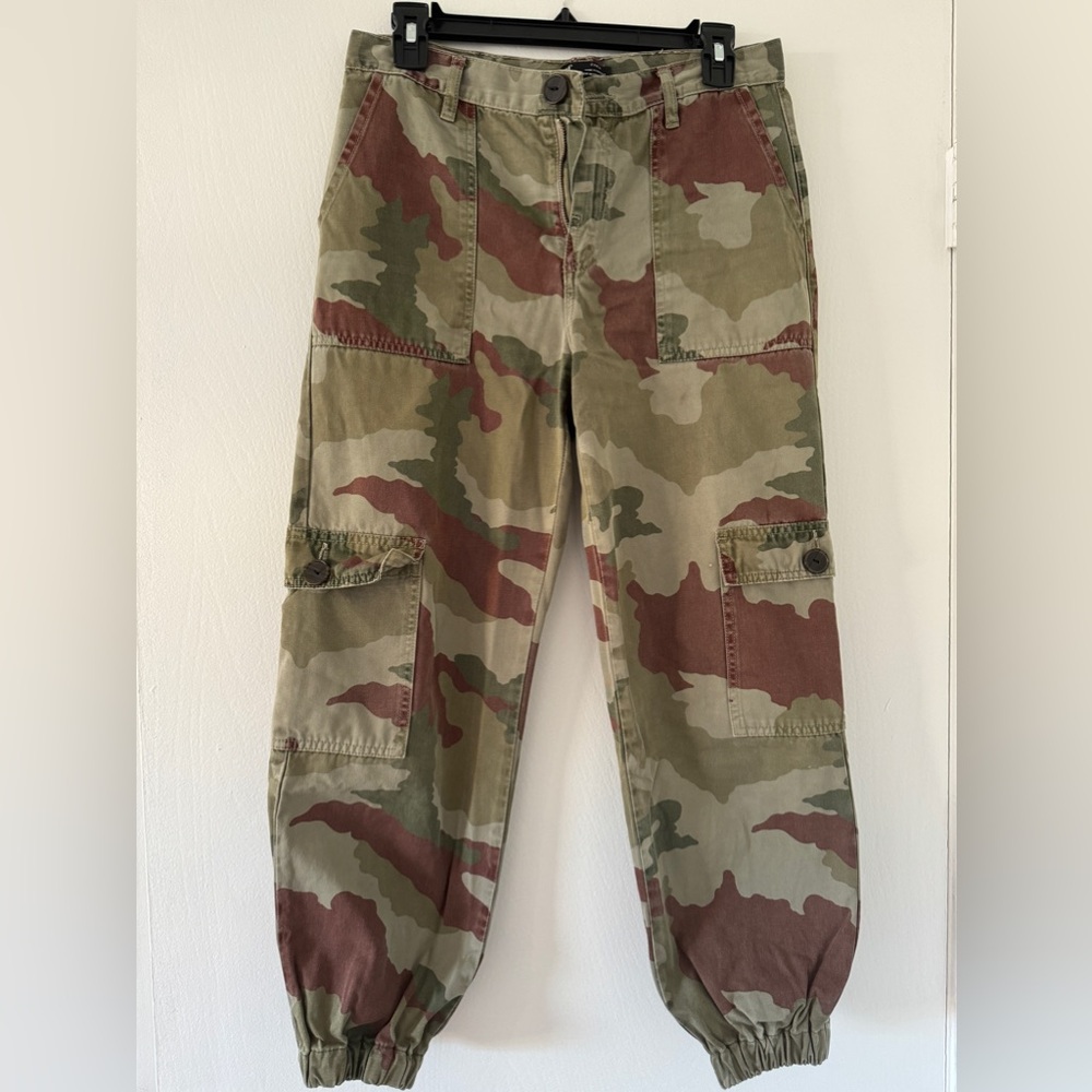 ZARA “trf Collection" Women's Camouflage Cargo Pants |Size 4